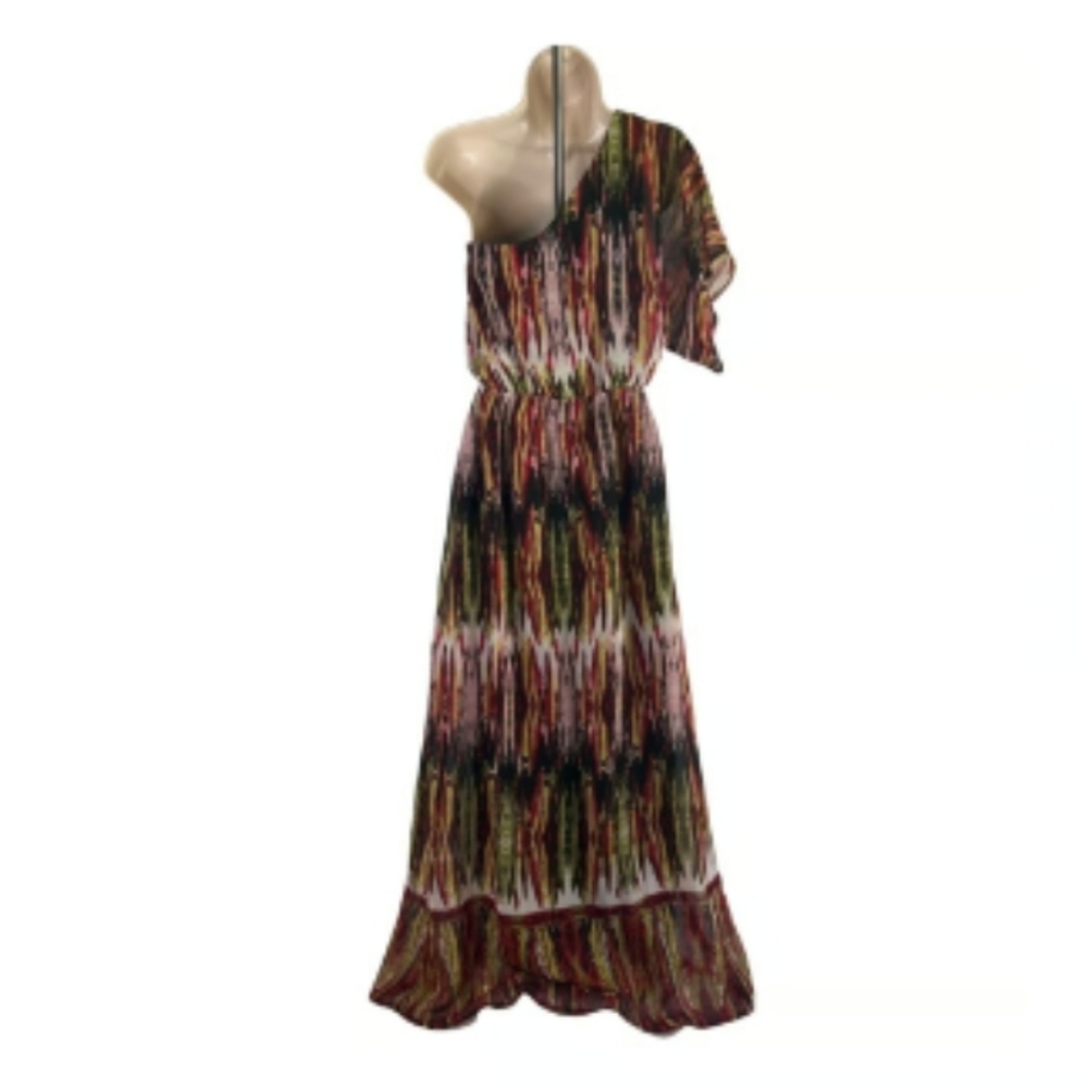 Boho Chic Flowy Maxi Dress NWOT Size L - Picture 10 of 10